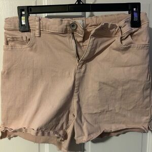 Place Light Pink Jean Shorts